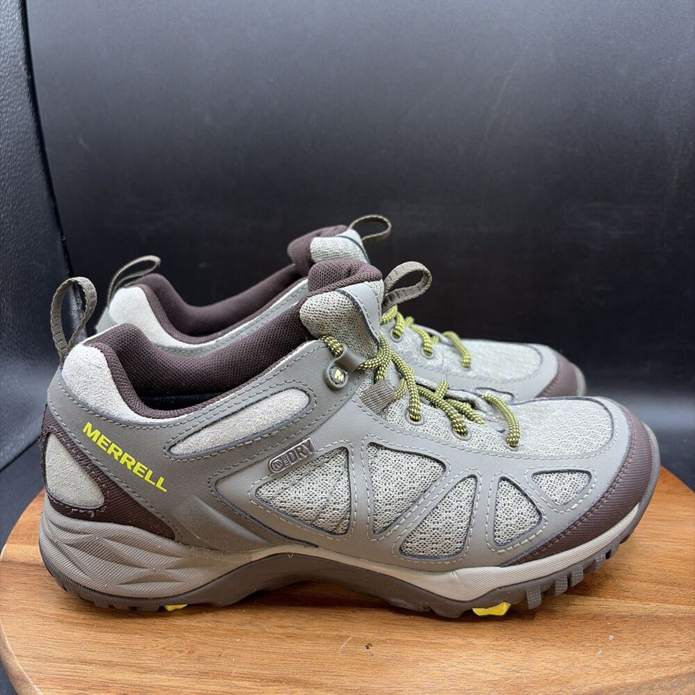 Merrell Siren Sport Q2 Mid Women's Size 8 Hiking Boots Dusty Olive Waterproof - Picture 3 of 8